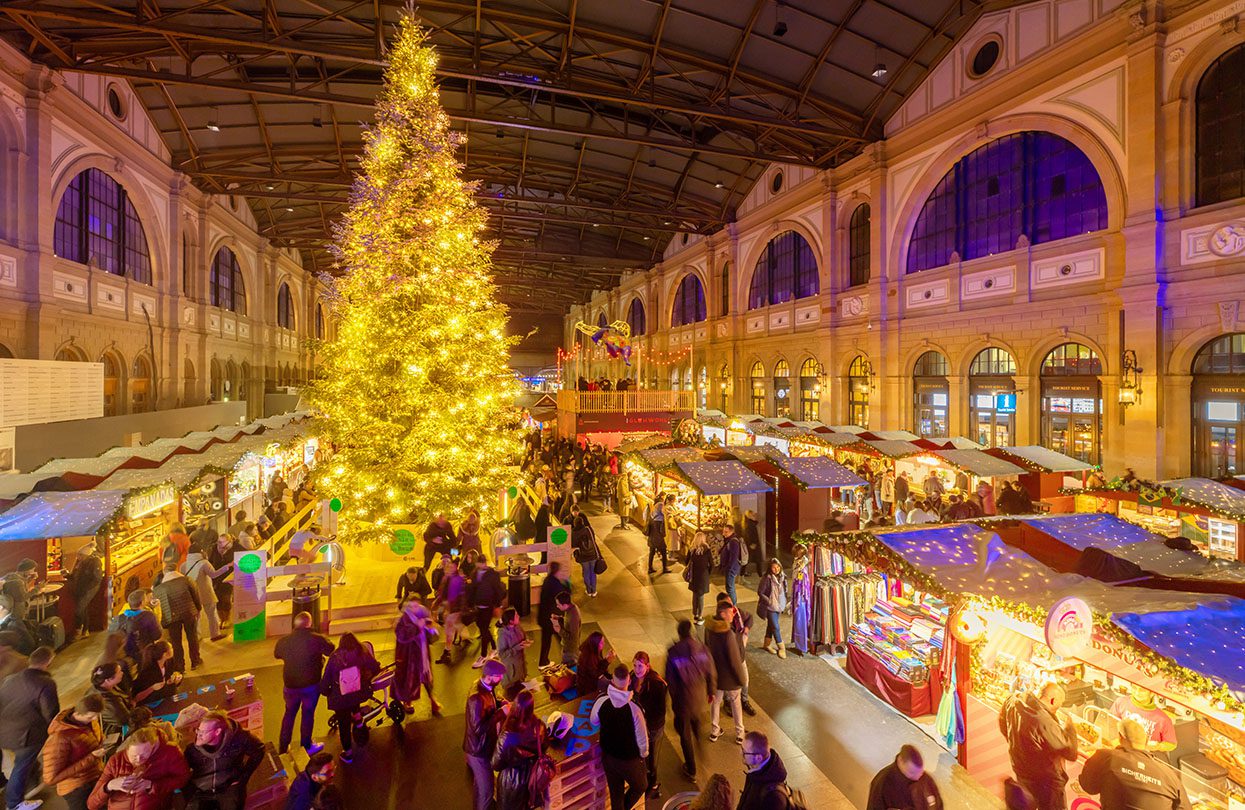 Vánoční trhy na Hlavním nádraží, obrázek Copyright www.cp9.ch