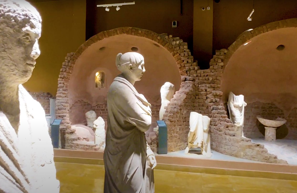 Výstava římských lázní v Národním muzeu Sharm El-Sheikh