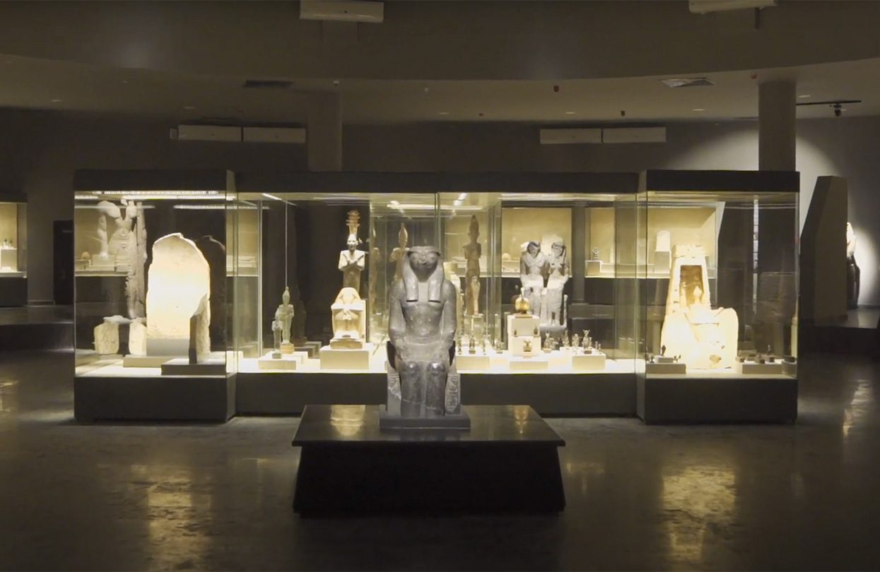 Výstava muzea Kafr El-Sheikh