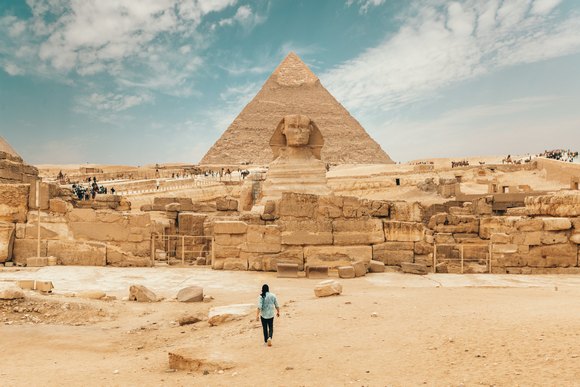 Pyramidy v Gíze jsou symbolem Egypta