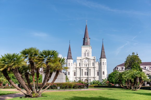 Katolická katedrála je jedním ze symbolů New Orleans