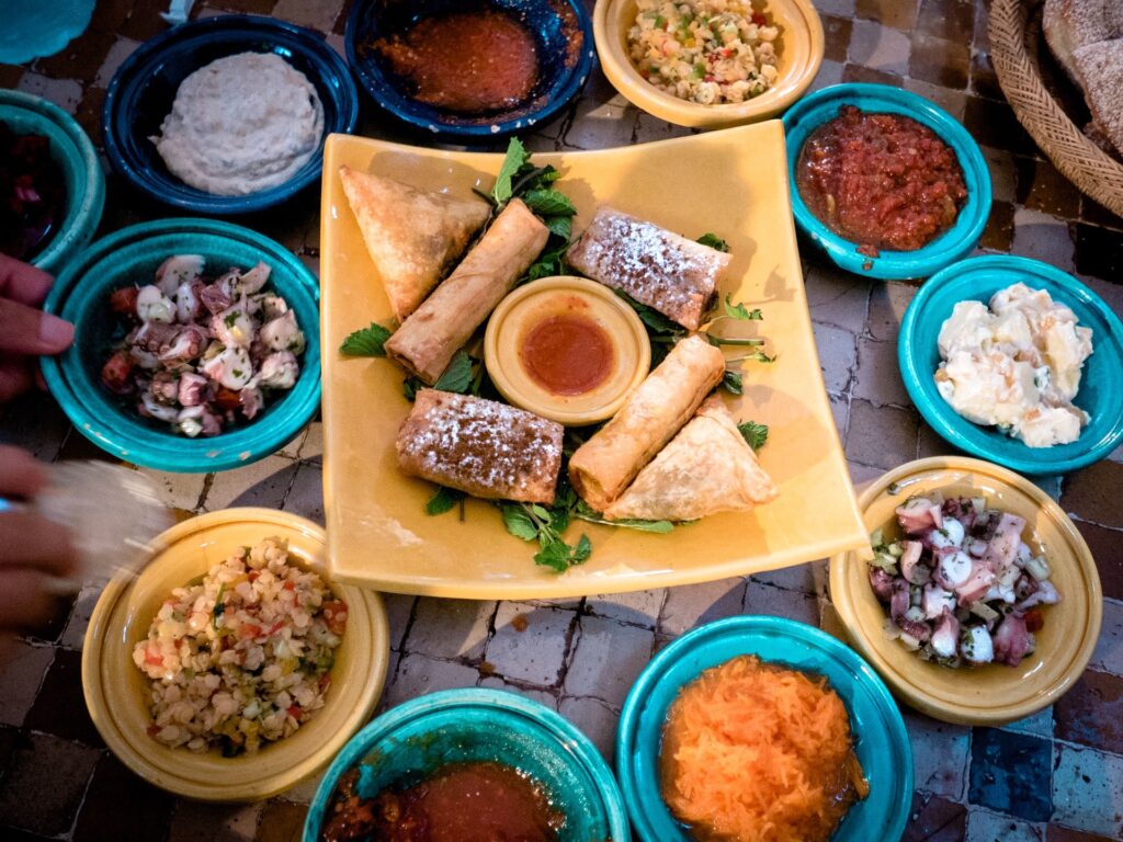 Jídlo v Casablance